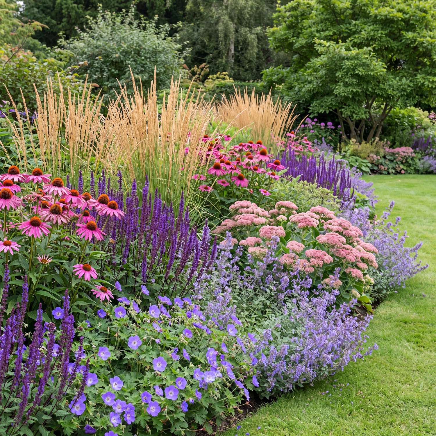 Staudepakke 'Lang blomstring' (1,5-2m²)